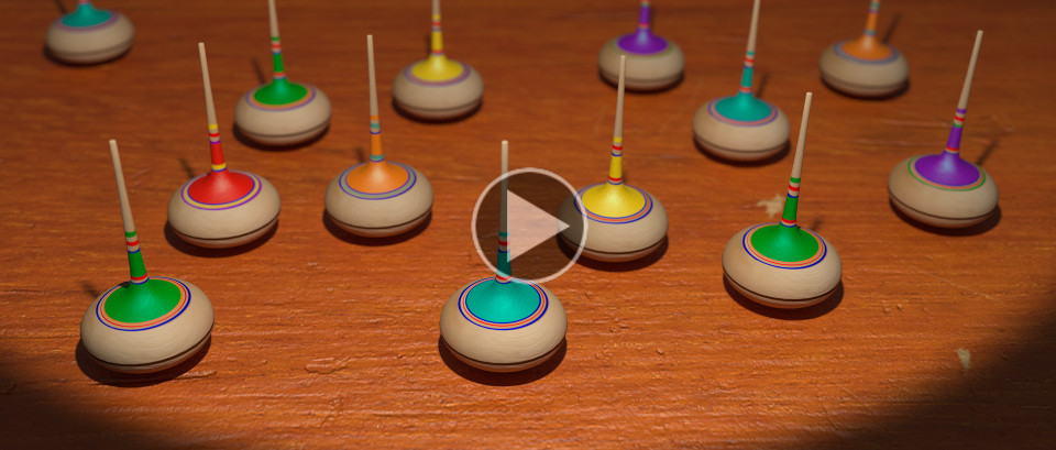 ancient spinning tops