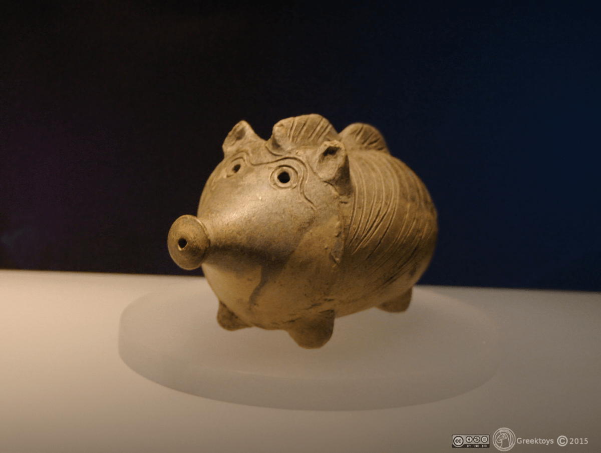 Ancient greek toys made with clay - αρχαία ελληνικά παιχνίδια