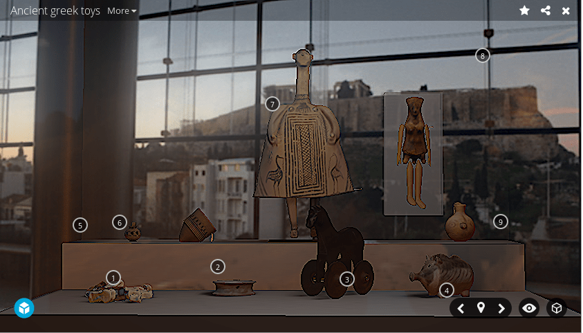 Ancient greek toys made with clay - αρχαία ελληνικά παιχνίδια