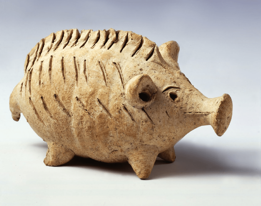 zoomorphic rattle from Cyprus. ζψόμορφη κουδουνίστρα Κύπρος