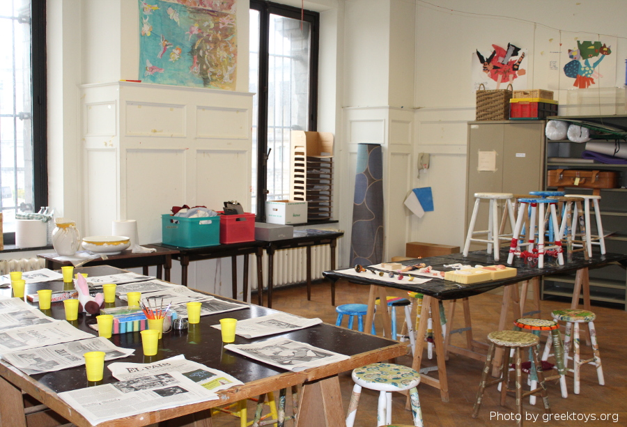 Cinquantenaire museum workshop