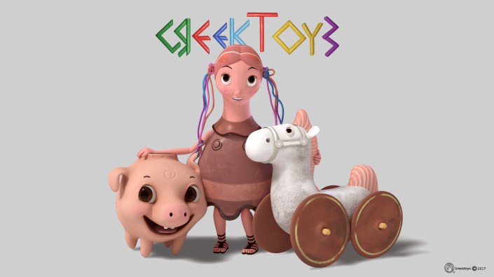 Valios, lilly, Philon, Greektoys characters