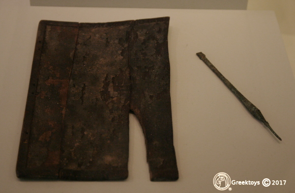 ancient notebook and stylus