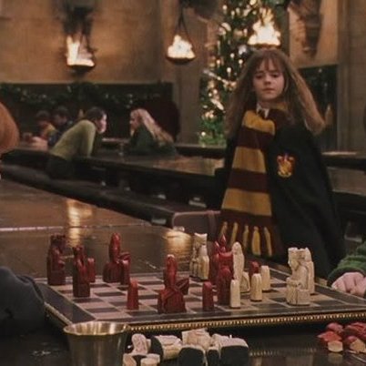 Lewis chessmen in harry potter